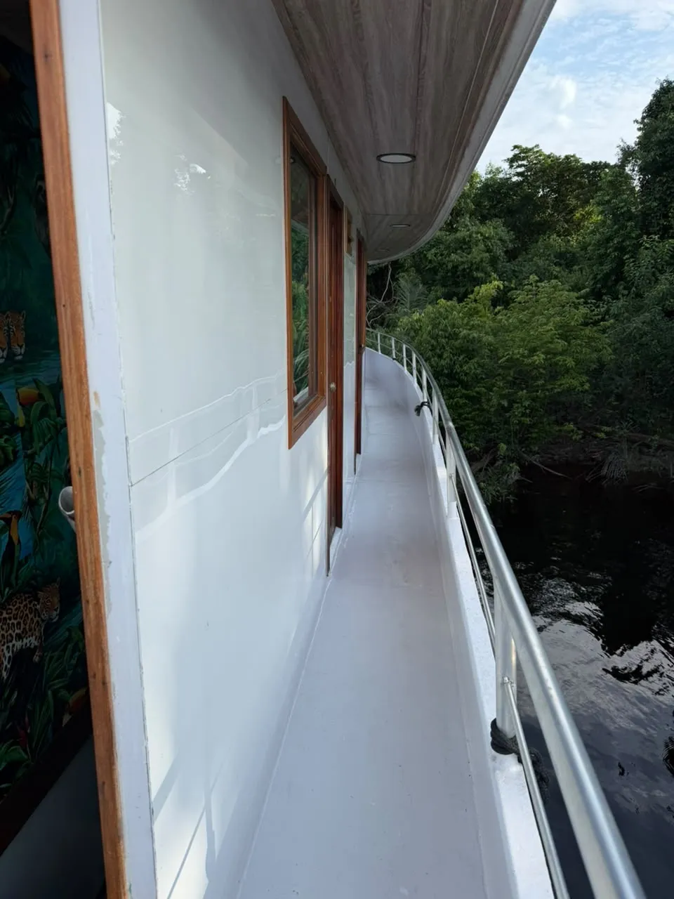 Barco hotel de pesca da Amazon Bait no Rio Negro